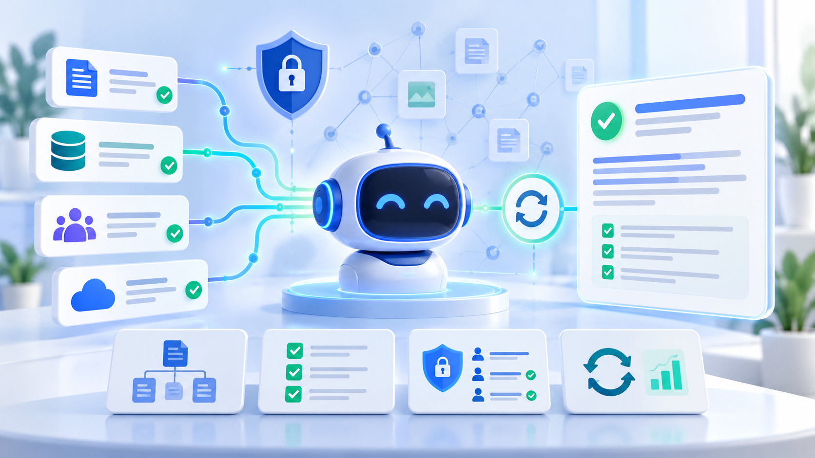 Curated knowledge sources, security controls, refresh checks, and verified answer quality around a Copilot Studio agent
